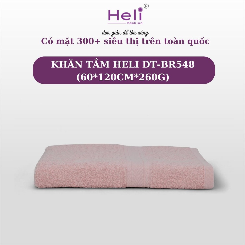 KHĂN TẮM HELI DT-BR548 (60*120CM*260G) 