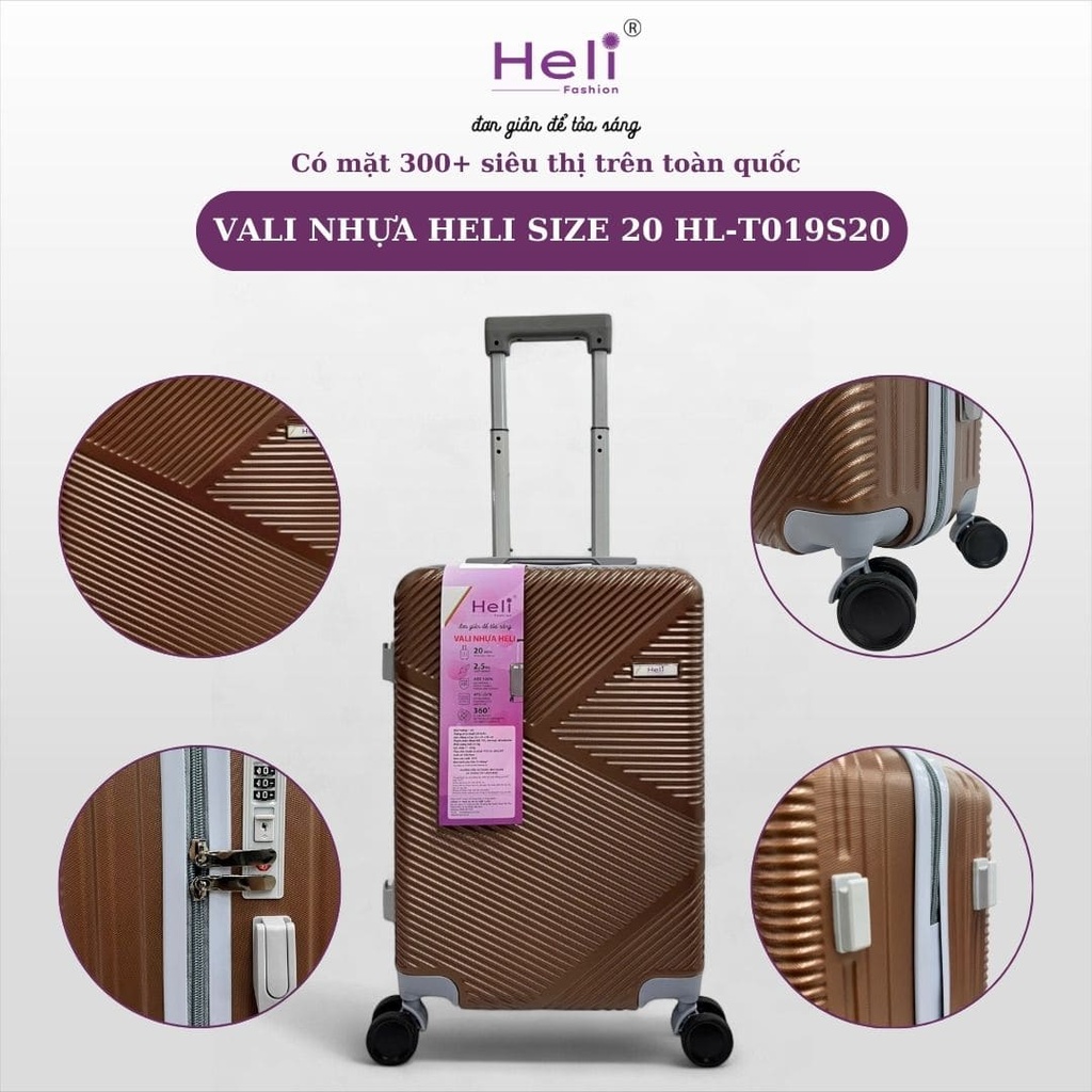 VALI NHỰA HELI SIZE 20 HL-T019S20