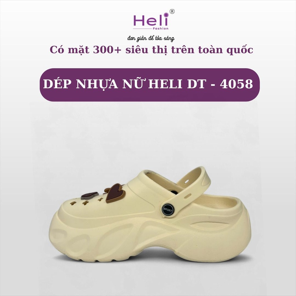 DÉP NHỰA NỮ HELI DT - 4058