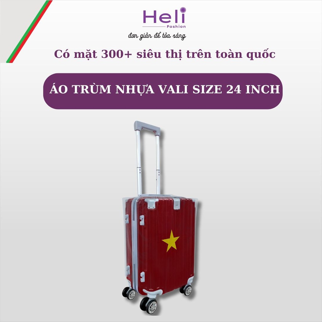 ÁO TRÙM NHỰA VALI SIZE 24 INCH