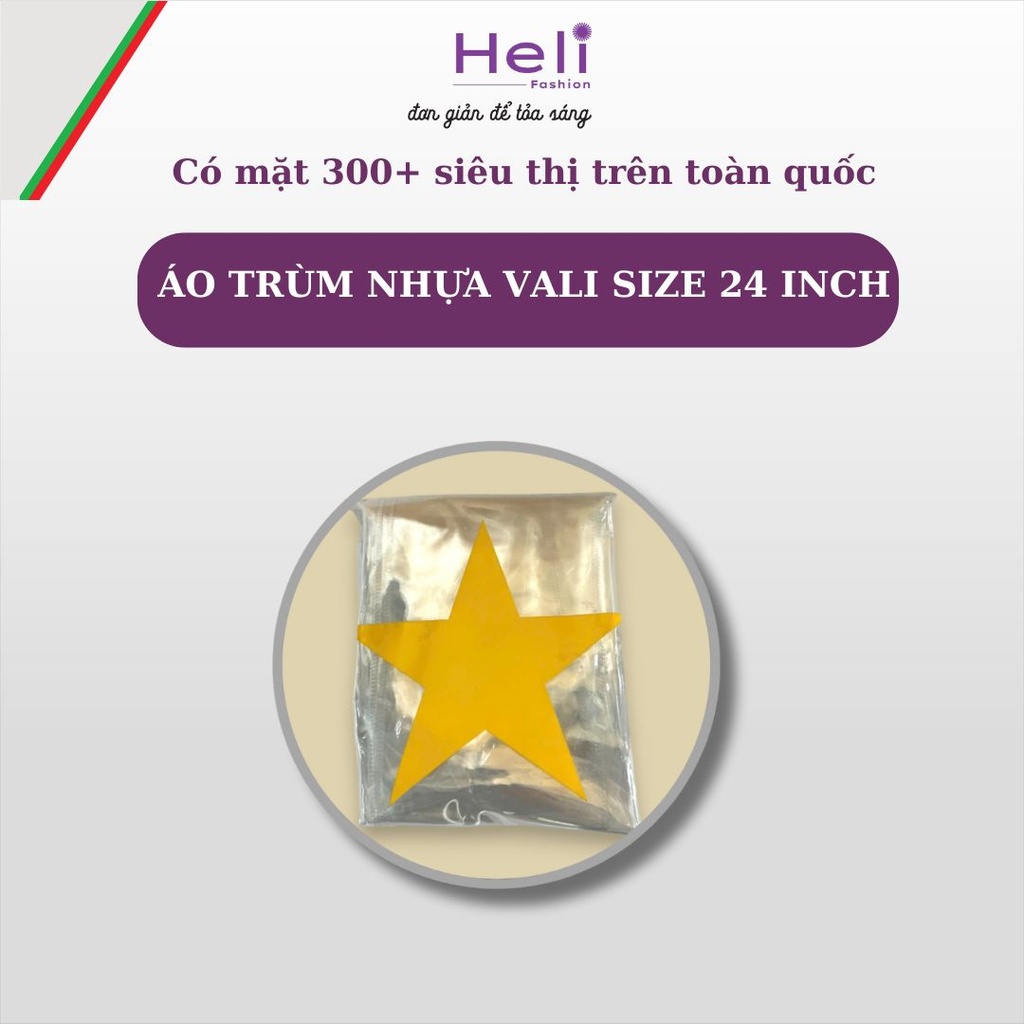 ÁO TRÙM NHỰA VALI SIZE 24 INCH