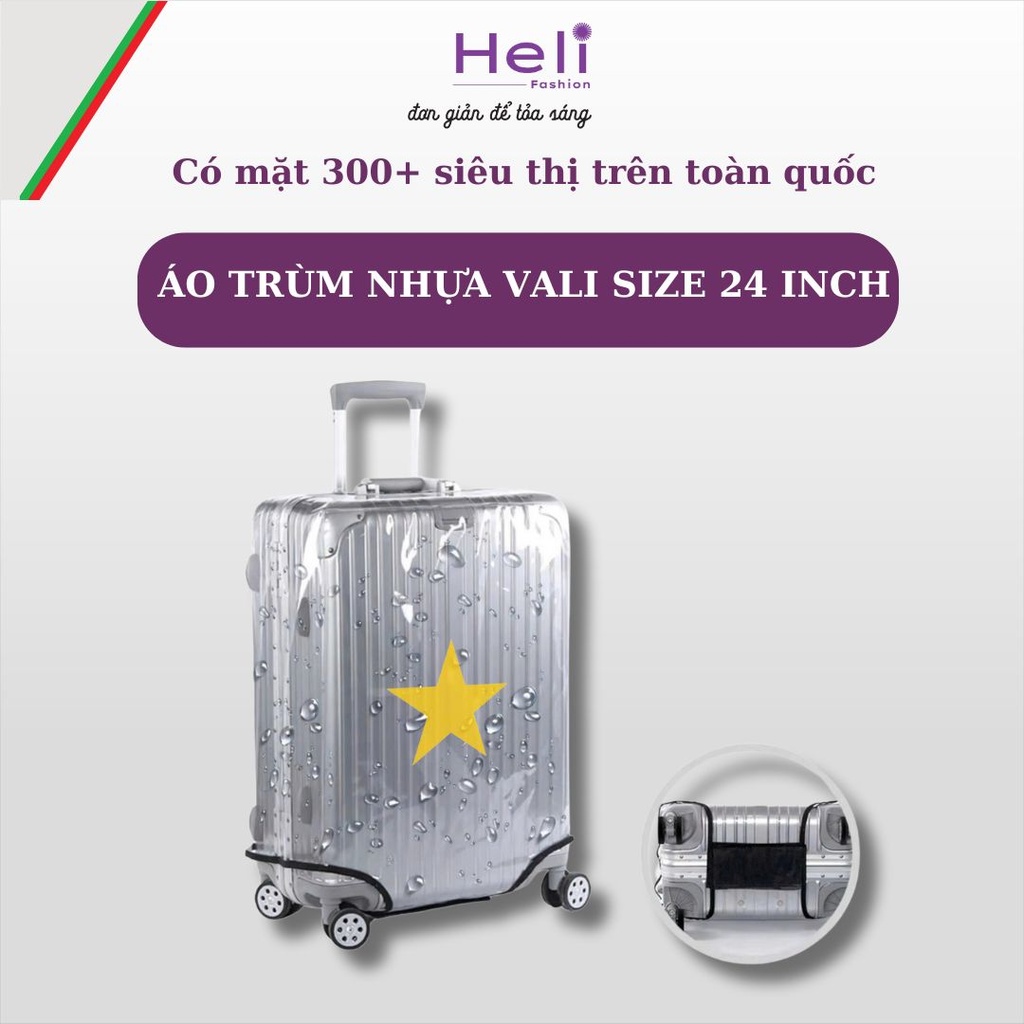 ÁO TRÙM NHỰA VALI SIZE 24 INCH