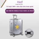ÁO TRÙM NHỰA VALI SIZE 24 INCH