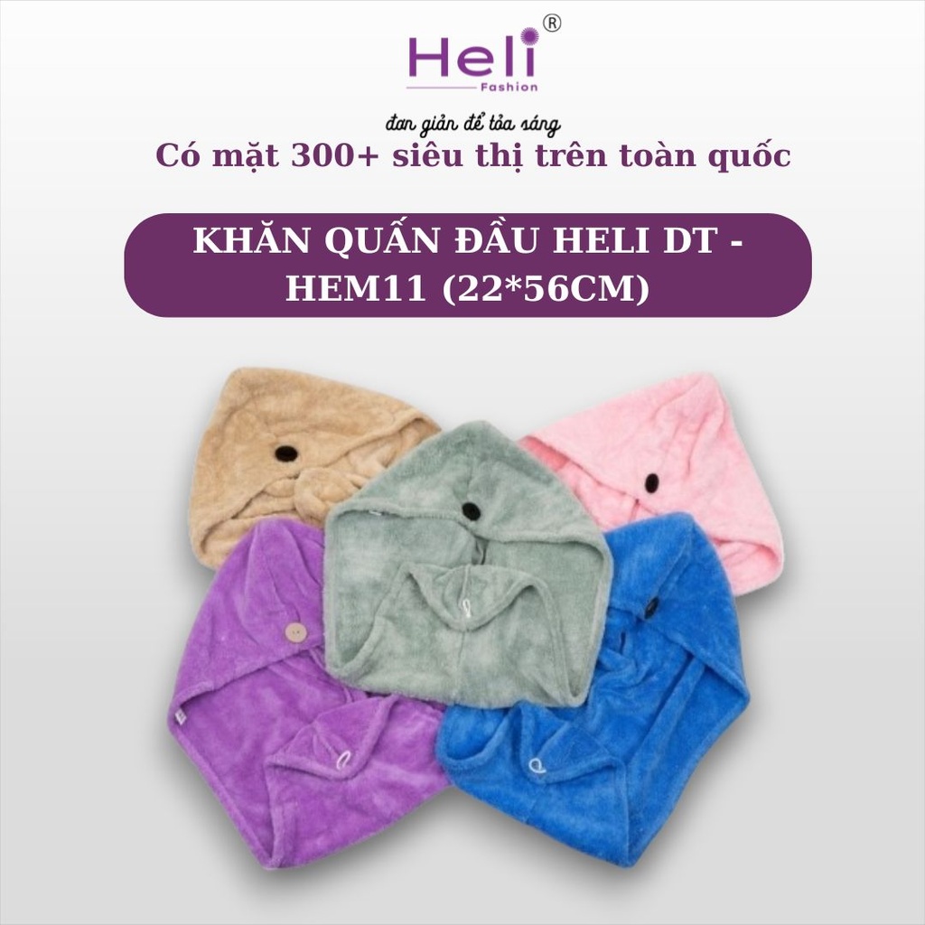 Khăn quấn đầu Diệp Tuấn DT - HEM11 (22*56cm)