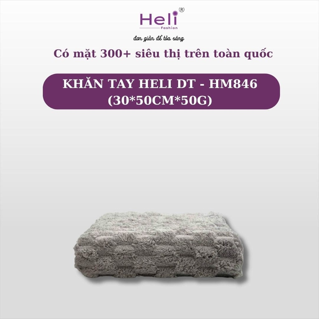  KHĂN TAY HELI DT - HM846 (30*50CM*50G) 