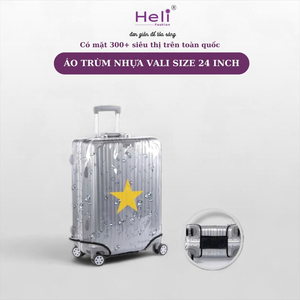 ÁO TRÙM NHỰA VALI SIZE 24 INCH