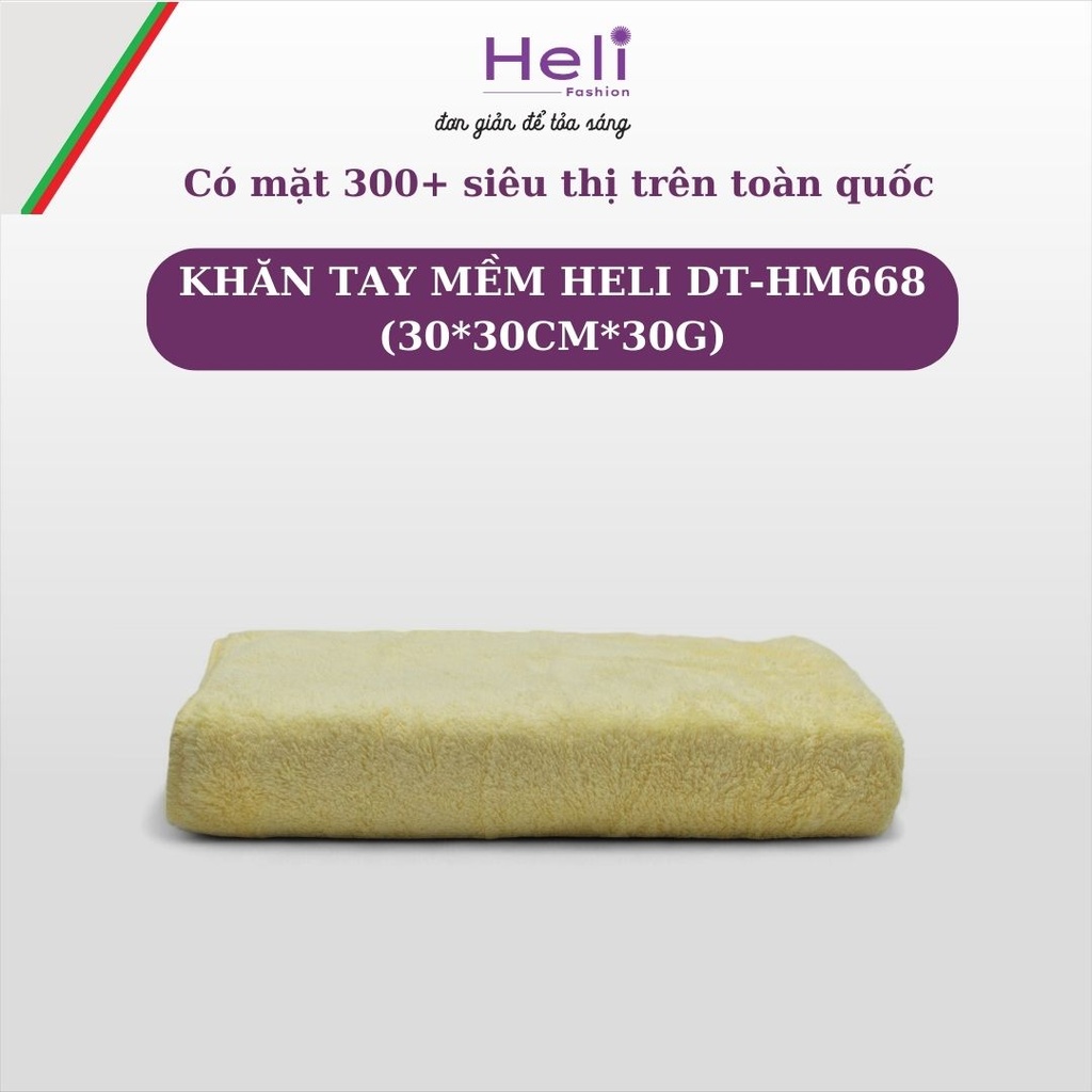 KHĂN TAY HELI DT - HM668 (30*30CM*30G) 