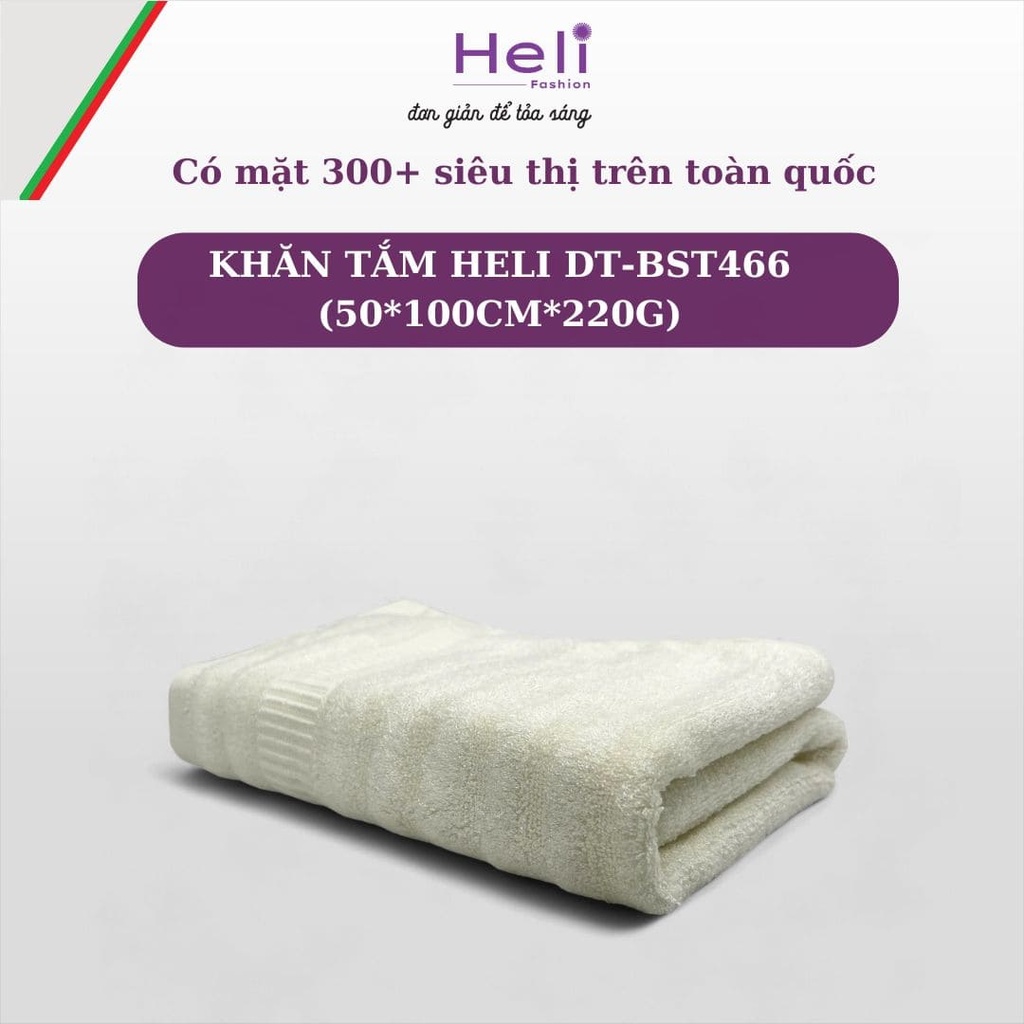  KHĂN TẮM  HELI DT-BST466 (50*100CM*220G)