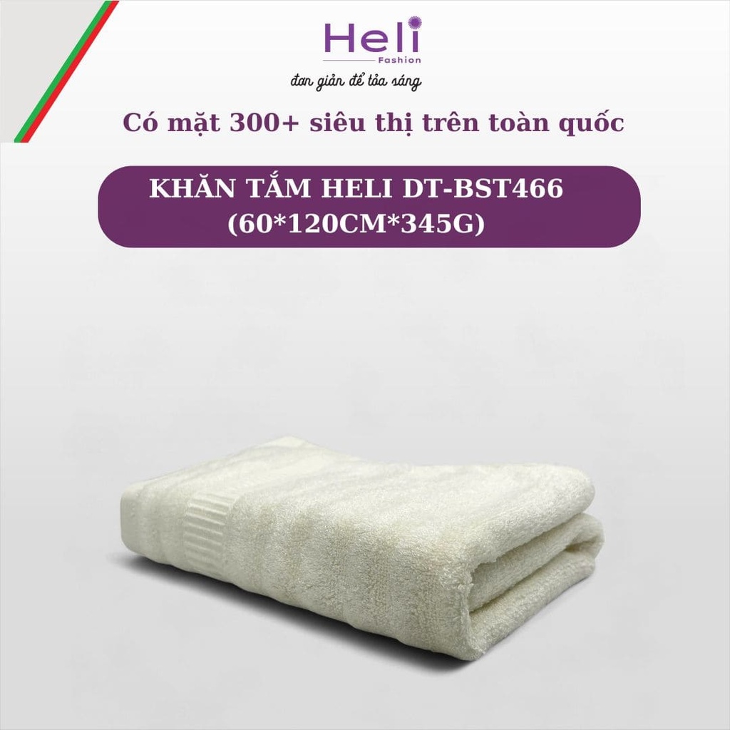KHĂN TẮM  HELI DT-BST466 (60*120CM*345G)