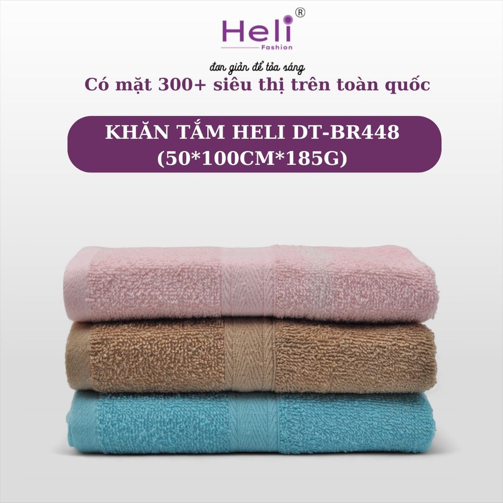 KHĂN TẮM HELI DT-BR448 (50*100CM*185G)