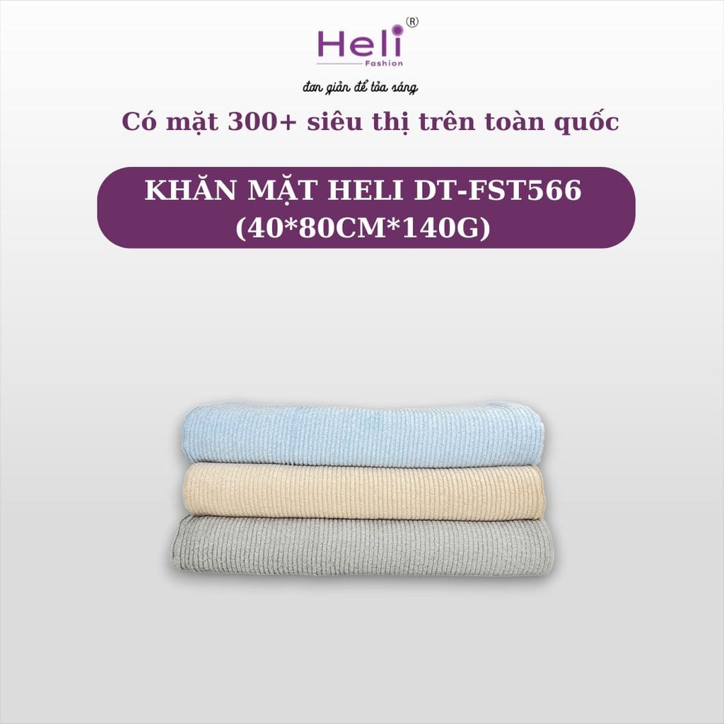  KHĂN MẶT HELI DT-FST566 (40*80CM*140G)