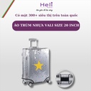 ÁO TRÙM NHỰA VALI SIZE 20 INCH